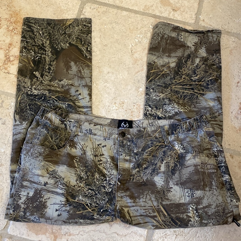 Realtree Men's Camo Trail Pants XL(40-42) Hunting outdoors stretch activewear